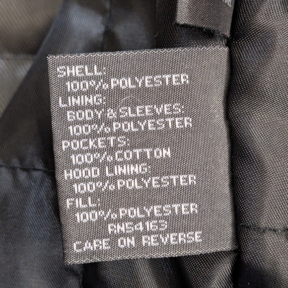 KENNETH COLE REACTION, Black zip up, button up, Hooded Coat, Size XXL. - Picture 9 of 9